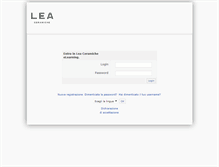 Tablet Screenshot of learning.ceramichelea.it